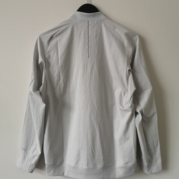 NWT LULULEMON VPOR Vapor Light Grey Airing Easy Bomber Jacket Men's Small, XL - Picture 7 of 12